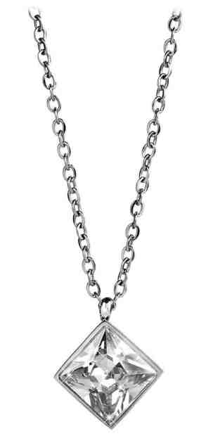 Troli Ocelový náhrdelník s čtvercovým přívěskem + 2 měsíce na vrácení zboží