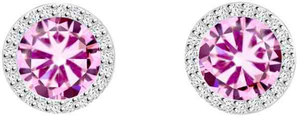 Preciosa Stříbrné náušnice Lynx Rose 5269 69 + 2 měsíce na vrácení zboží