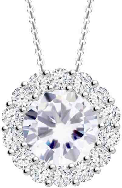 Preciosa Třpytivý stříbrný náhrdelník Lynx 5270 00 (řetízek, přívěsek) + 2 měsíce na vrácení zboží