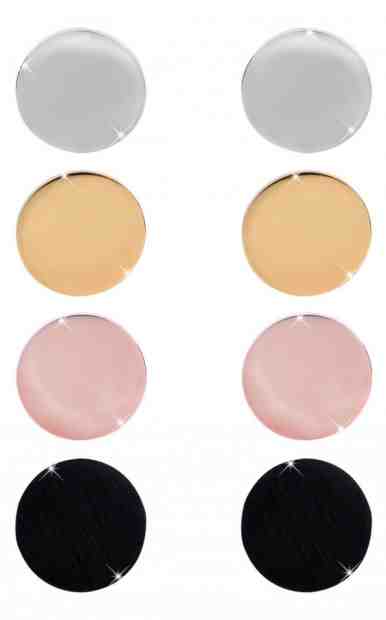 Troli Sada čtyř pecičkových náušnic + 2 měsíce na vrácení zboží