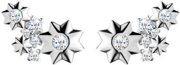 Preciosa Hvězdičkové stříbrné náušnice Orion 5246 00 + 2 měsíce na vrácení zboží
