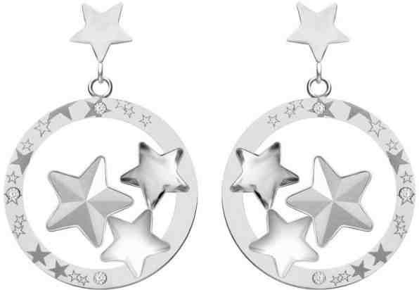 Preciosa Výrazné ocelové náušnice Virgo 7341 10 + 2 měsíce na vrácení zboží