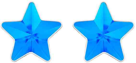 Preciosa Ocelové náušnice s hvězdičkou Virgo Akva 7343 67 + 2 měsíce na vrácení zboží