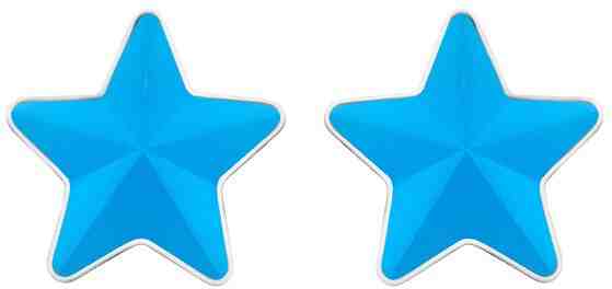 Preciosa Ocelové náušnice s matnou hvězdičkou Virgo Akva 7343 77 + 2 měsíce na vrácení zboží