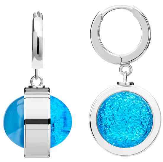 Preciosa Unikátní stříbrné náušnice Singularis Akva 6117 67 + 2 měsíce na vrácení zboží