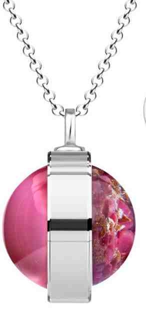 Preciosa Unikátní stříbrný náhrdelník Singularis Roza 6116 69 (řetízek, přívěsek) + 2 měsíce na vrácení zboží