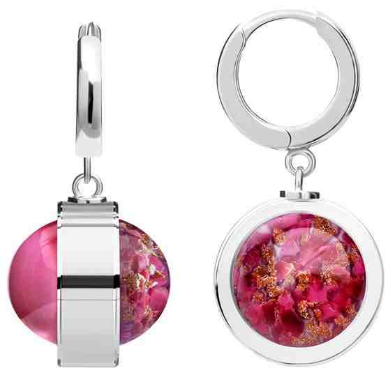 Preciosa Unikátní stříbrné náušnice Singularis Roza 6117 69 + 2 měsíce na vrácení zboží