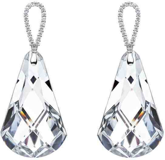 Preciosa Výrazné stříbrné náušnice Cygnus 6114 00 + 2 měsíce na vrácení zboží