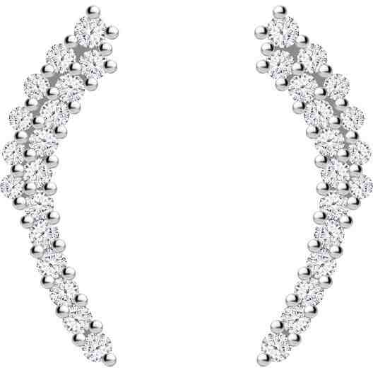 Preciosa Krásné stříbrné náušnice Pavo 5266 00 + 2 měsíce na vrácení zboží