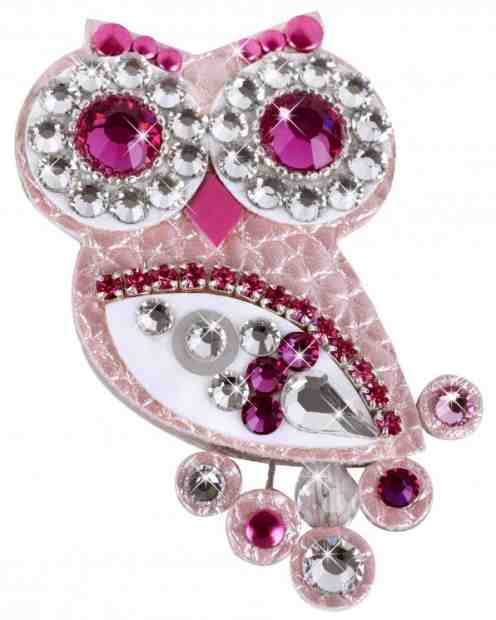 Sovičky Malá soví brož starorůžová II. + 2 měsíce na vrácení zboží