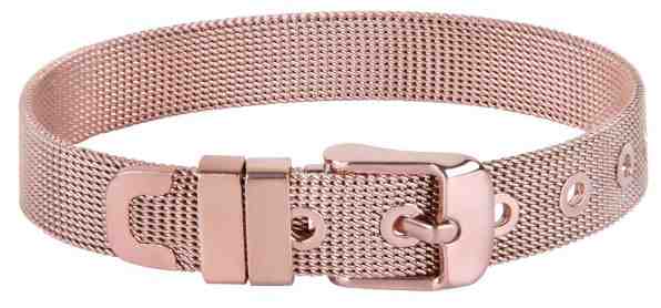 Troli Ocelový náramek "mesh" na navlékání přívěsků bronzový Unique + 2 měsíce na vrácení zboží