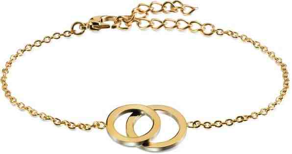 Boccia Titanium Pozlacený titanový náramek 03019-02 + 2 měsíce na vrácení zboží