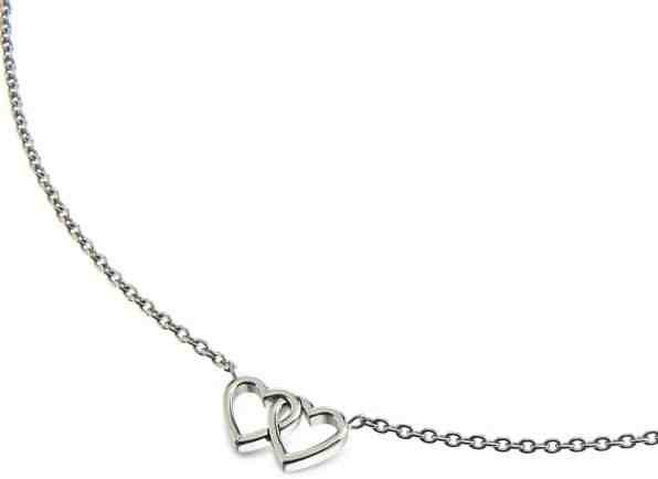 Boccia Titanium Srdíčkový titanový náhrdelník 08023-01 + 2 měsíce na vrácení zboží