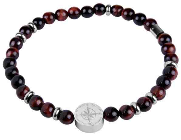 Troli Pánský cestovatelský náramek z hnědých korálků + 2 měsíce na vrácení zboží