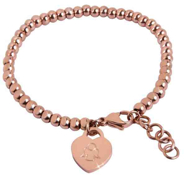 Troli Bronzový kuličkový náramek s andělem strážným + 2 měsíce na vrácení zboží
