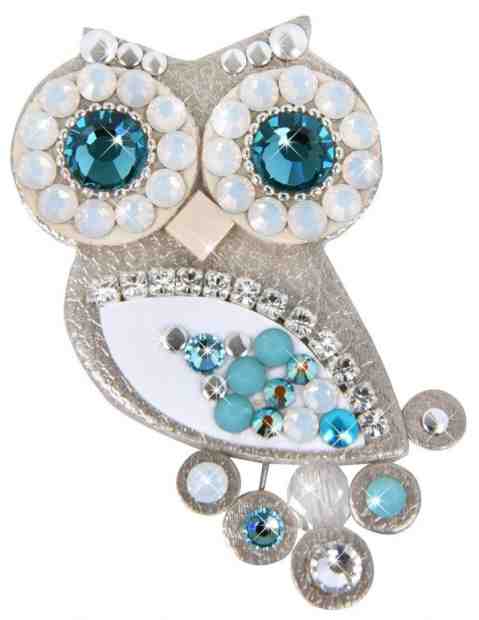 Sovičky Malá soví brož stříbrná II. + 2 měsíce na vrácení zboží