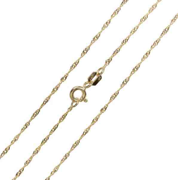 Brilio Luxusní řetízek ze žlutého zlata 45 cm 271 115 00181 + 2 měsíce na vrácení zboží