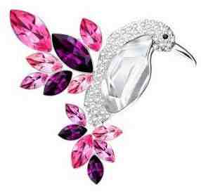 Preciosa Brož Kolibřík Flying Gem by Veronika 2243 71 + 2 měsíce na vrácení zboží