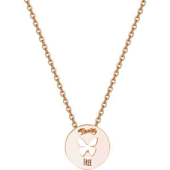 S`Agapõ Náhrdelník s motýlkem Be My Always Free SBM12 + 2 měsíce na vrácení zboží