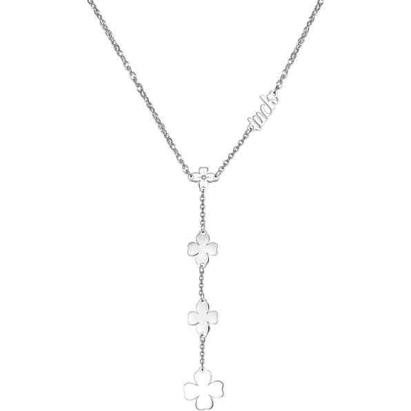 S`Agapõ Ocelový náhrdelník se čtyřlístky Fancy Luck SFC04 + 2 měsíce na vrácení zboží