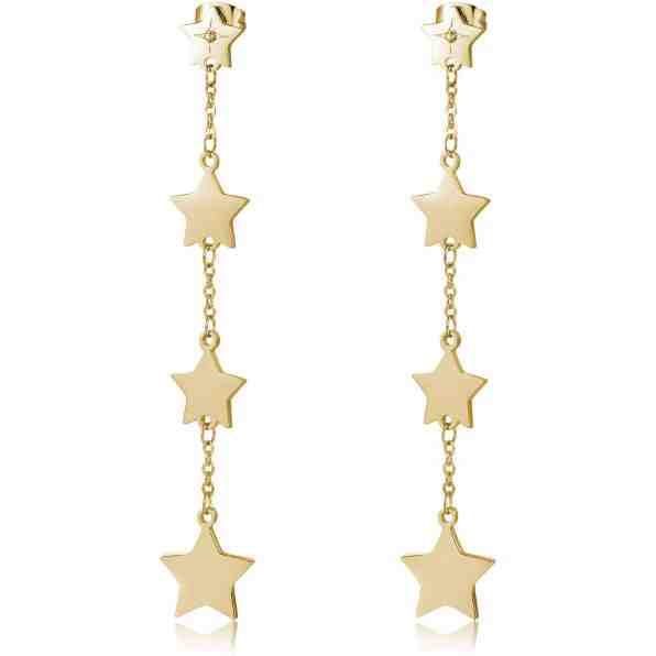 S`Agapõ Ocelové náušnice s hvězdičkami Fancy SFC22 + 2 měsíce na vrácení zboží