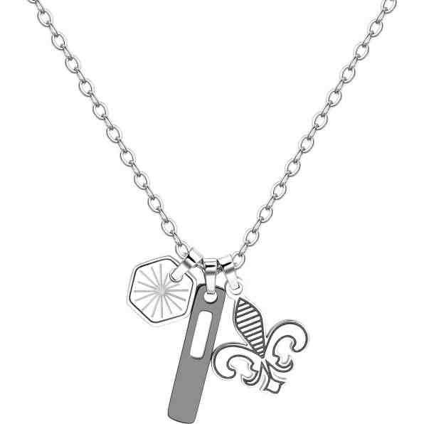 S`Agapõ Pánský ocelový náhrdelník Indie SIN03 + 2 měsíce na vrácení zboží