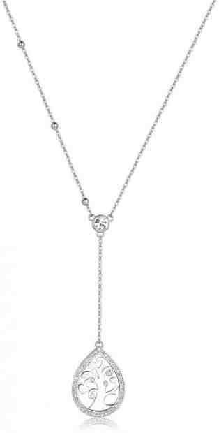 S`Agapõ Ocelový náhrdelník se stromem Rugiada SRU01 + 2 měsíce na vrácení zboží