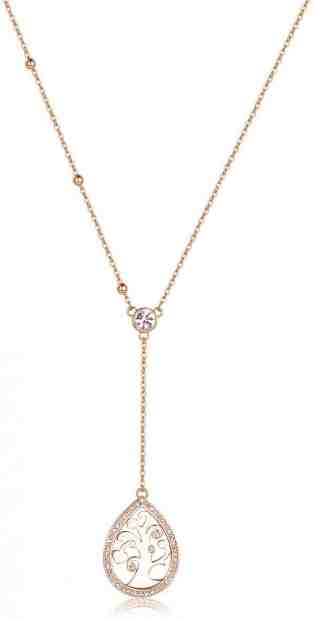 S`Agapõ Ocelový náhrdelník se stromem Rugiada SRU02 + 2 měsíce na vrácení zboží