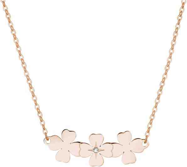 S`Agapõ Ocelový náhrdelník se čtyřlístky Trio SRI12 + 2 měsíce na vrácení zboží