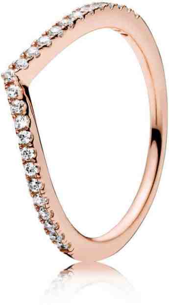 Pandora Bronzový prsten s kamínky 186316CZ 60 mm + 2 měsíce na vrácení zboží