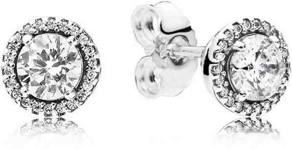 Pandora Oslnivé náušnice pecky 296272CZ + 2 měsíce na vrácení zboží