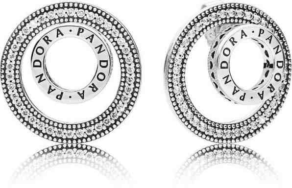 Pandora Luxusní stříbrné náušnice 3v1 297446CZ + 2 měsíce na vrácení zboží