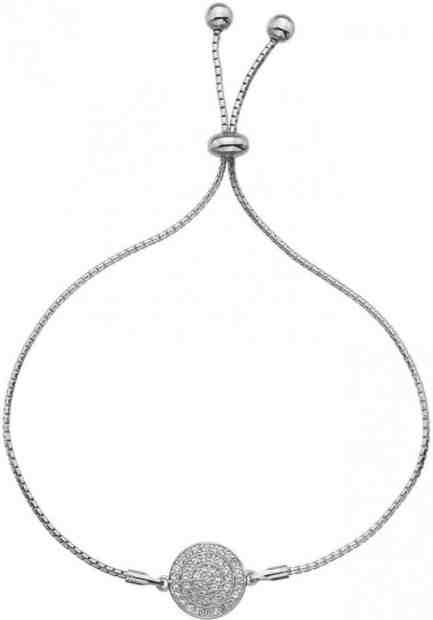Hot Diamonds Stříbrný náramek s pravým diamantem Flora DL578 + 2 měsíce na vrácení zboží