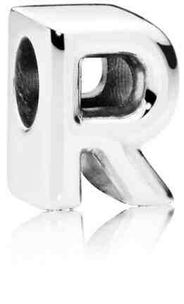 Pandora Stříbrný korálek "R" 797472 + 2 měsíce na vrácení zboží