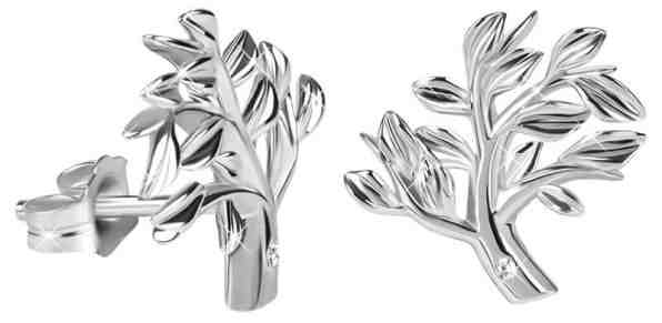 Hot Diamonds Stříbrné náušnice se stromem života Jasmine DE565 + 2 měsíce na vrácení zboží