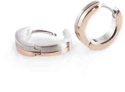 Boccia Titanium Pozlacené titanové náušnice 0563-05 + 2 měsíce na vrácení zboží