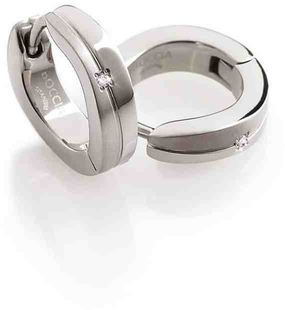 Boccia Titanium Titanové náušnice s diamantem 0563-03 + 2 měsíce na vrácení zboží