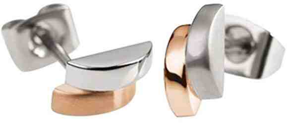 Boccia Titanium Pozlacené titanové náušnice 0552-04 + 2 měsíce na vrácení zboží