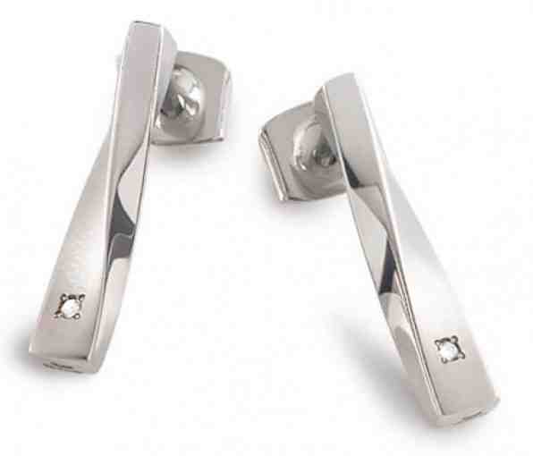 Boccia Titanium Titanové náušnice s diamanty 05035-02 + 2 měsíce na vrácení zboží