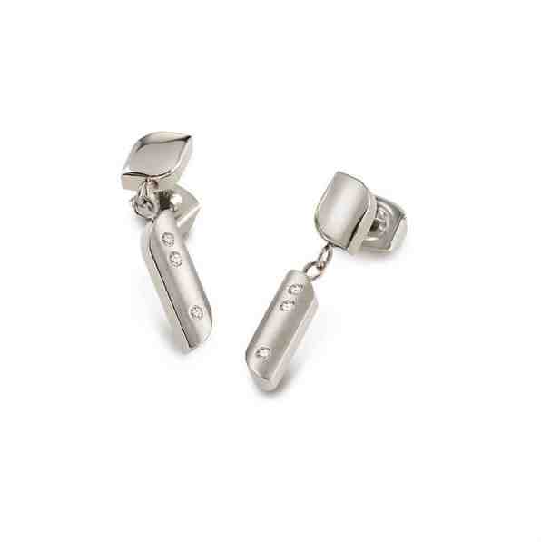 Boccia Titanium Titanové náušnice s diamanty 05010-03 + 2 měsíce na vrácení zboží