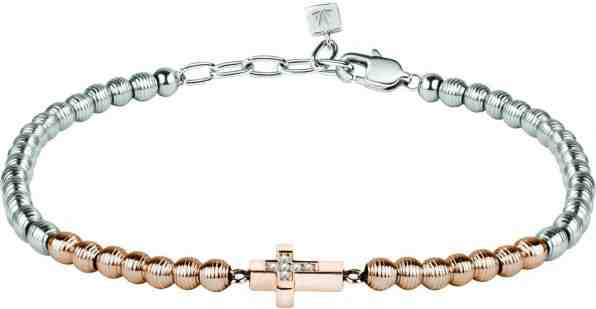 Morellato Pánský ocelový náramek s diamanty Mister SANF05 + 2 měsíce na vrácení zboží