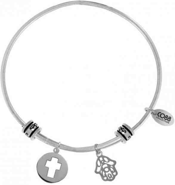 CO88 Ocelový náramek s přívěsky 860-180-025001-0000 + 2 měsíce na vrácení zboží