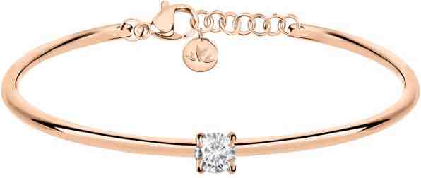 Morellato Růžově zlacený ocelový náramek s krystalem Cerchi SAKM62 + 2 měsíce na vrácení zboží