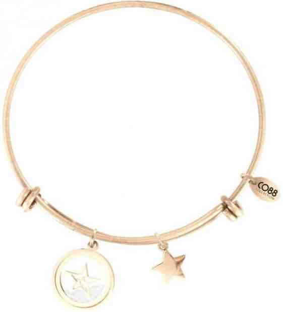 CO88 Ocelový náramek s hvězdičkami 860-180-012061-0000 + 2 měsíce na vrácení zboží