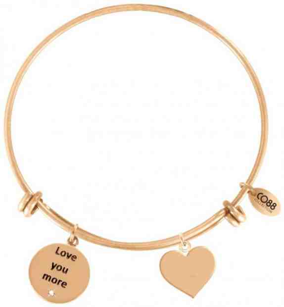 CO88 Ocelový náramek se srdíčkem 860-180-011019-0000 + 2 měsíce na vrácení zboží