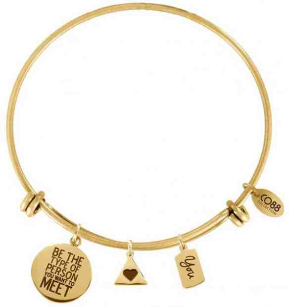 CO88 Pozlacený ocelový náramek 860-180-013005-0000 + 2 měsíce na vrácení zboží