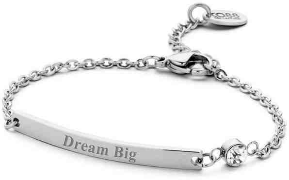 CO88 Ocelový náramek Dream Big 860-180-090138-0000 + 2 měsíce na vrácení zboží