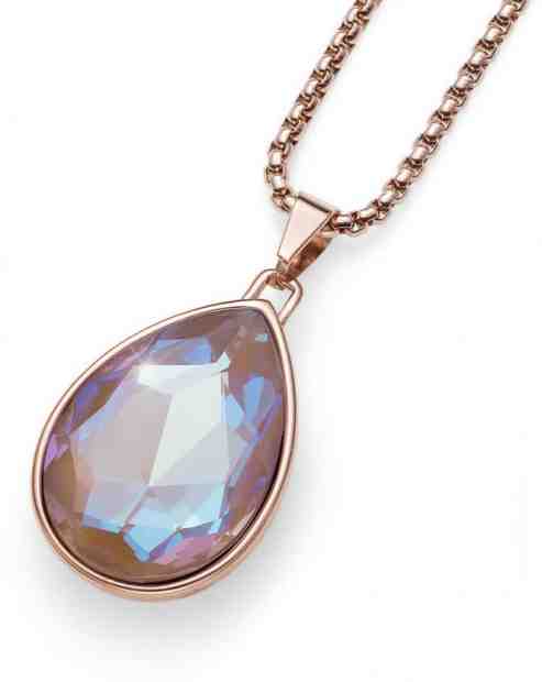 Oliver Weber Náhrdelník s krystalem Delite Large 11911RG 133 + 2 měsíce na vrácení zboží