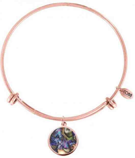 CO88 Bronzový ocelový náramek s barevným přívěskem 860-180-011034-0000 + 2 měsíce na vrácení zboží