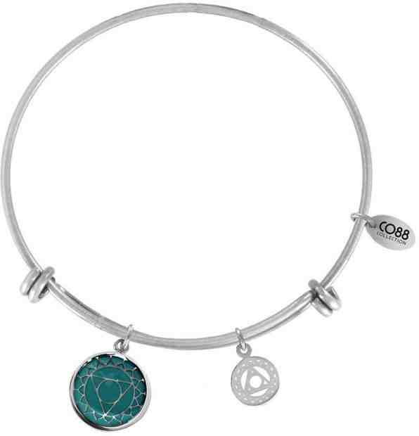 CO88 Ocelový náramek Pátá čakra 860-180-026002-0000 + 2 měsíce na vrácení zboží